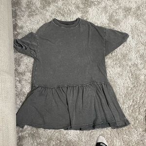 Gray sweater dress. Size small. Cozy material.